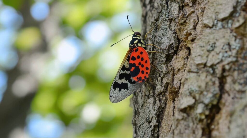 Spotted lantern fly invades the east coast. North carolina & PA