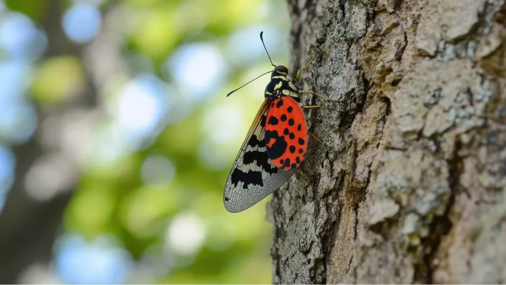 Spotted lantern fly invades the east coast. North carolina & PA